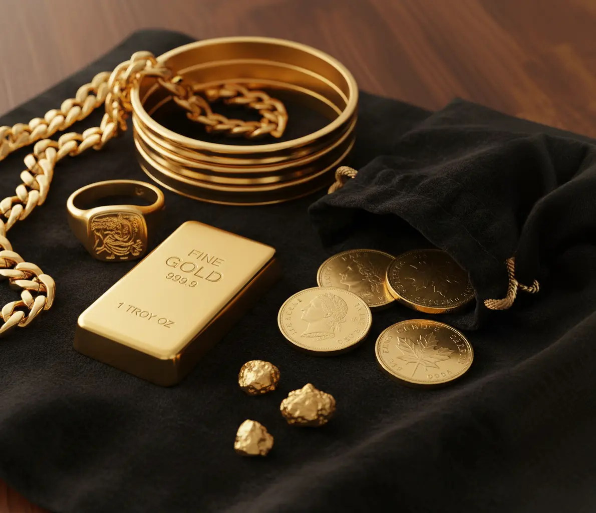 Turn your gold into cash
