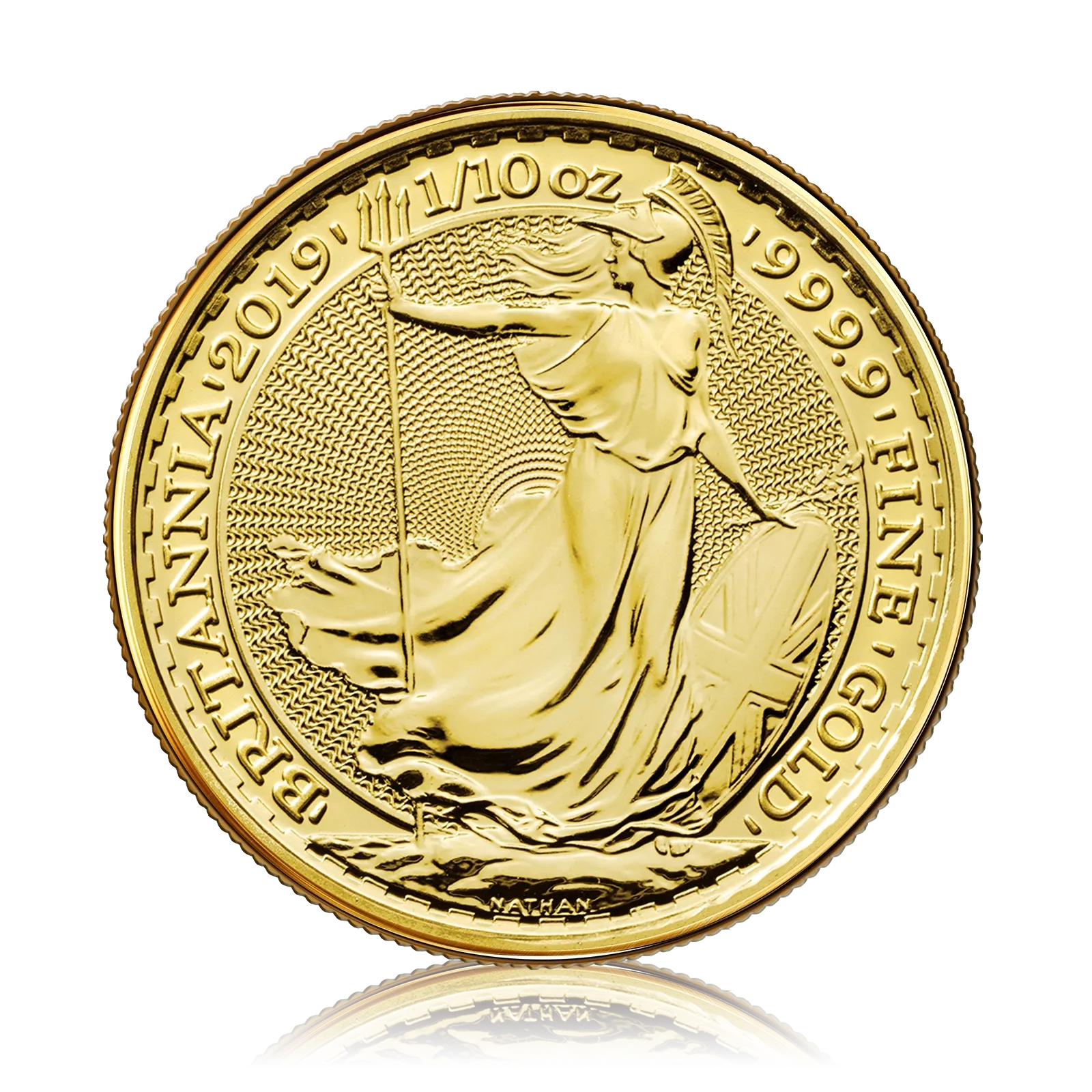 1/10oz Gold Royal Mint Britannia Queen Elizabeth (2019)