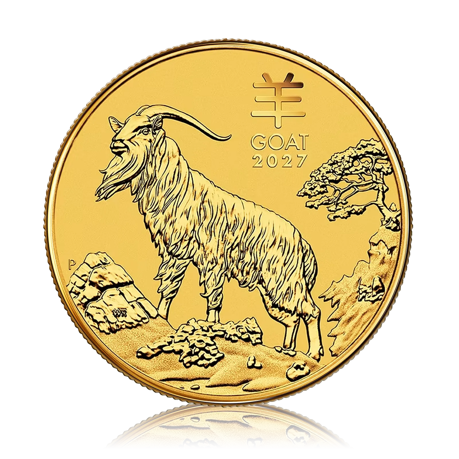 1/4oz Gold Perth Mint Year of the Goat (2027)