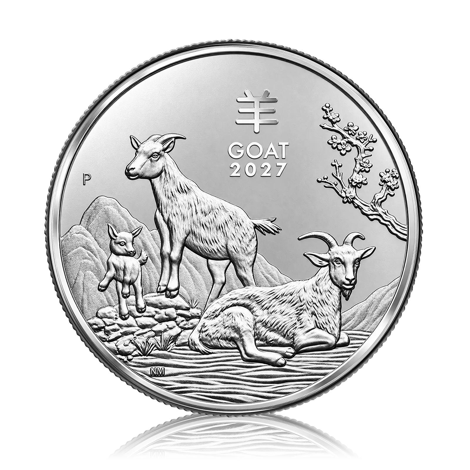 1Kg Silver Perth Mint Year of the Goat (2027)