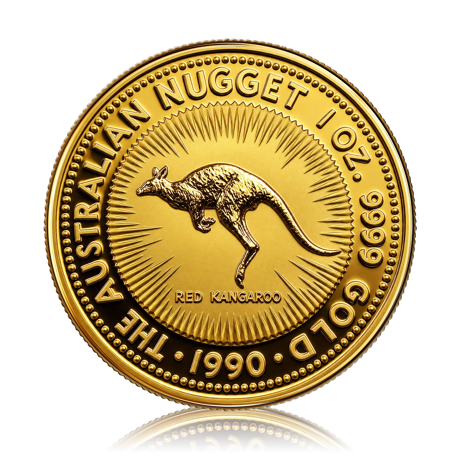 1oz Gold Australian Nugget (1990)