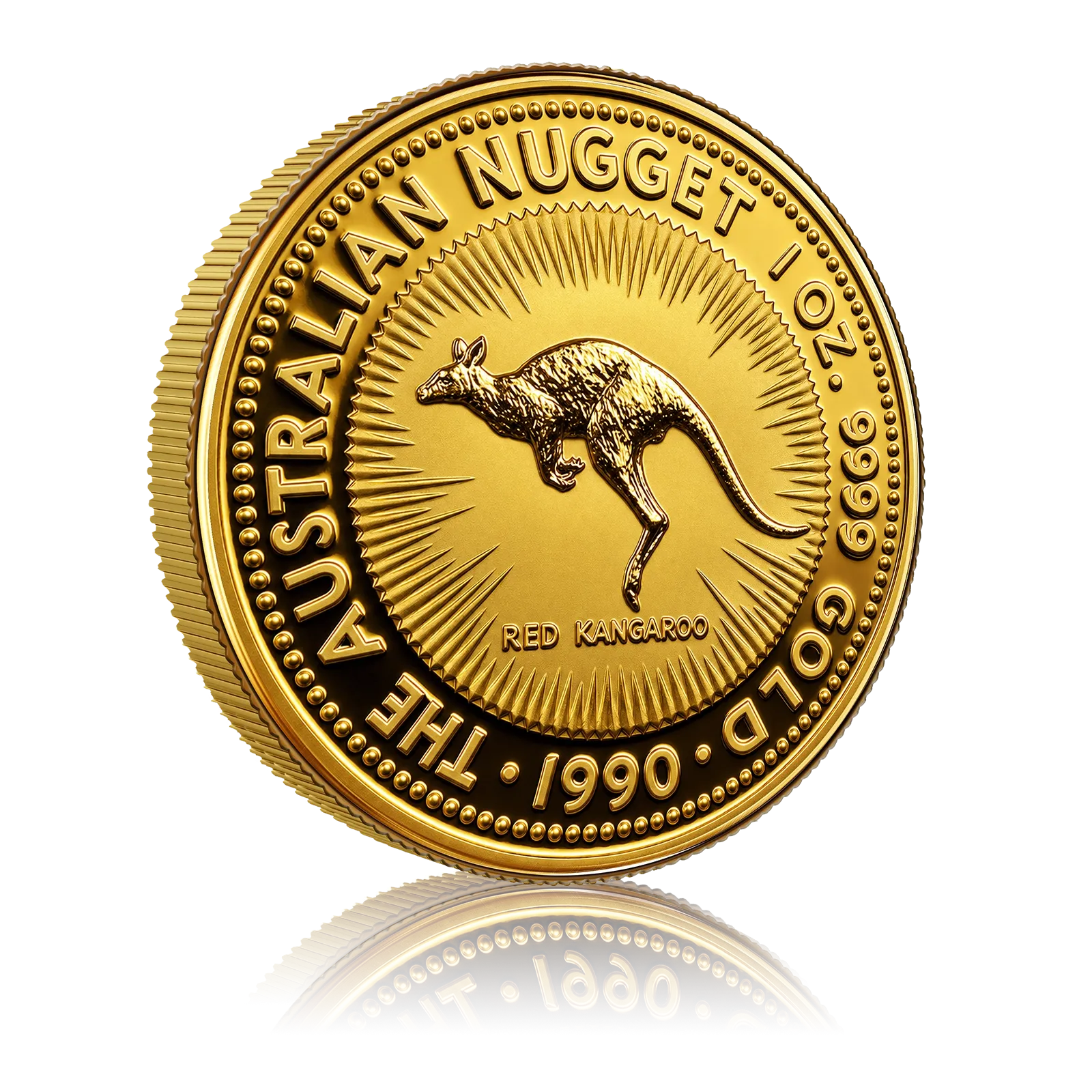 1oz Gold Australian Nugget (1990) 4