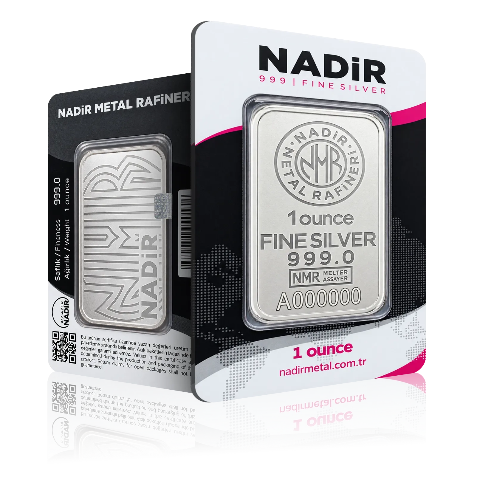 1oz Nadir Investment Silver Bar (999.9)