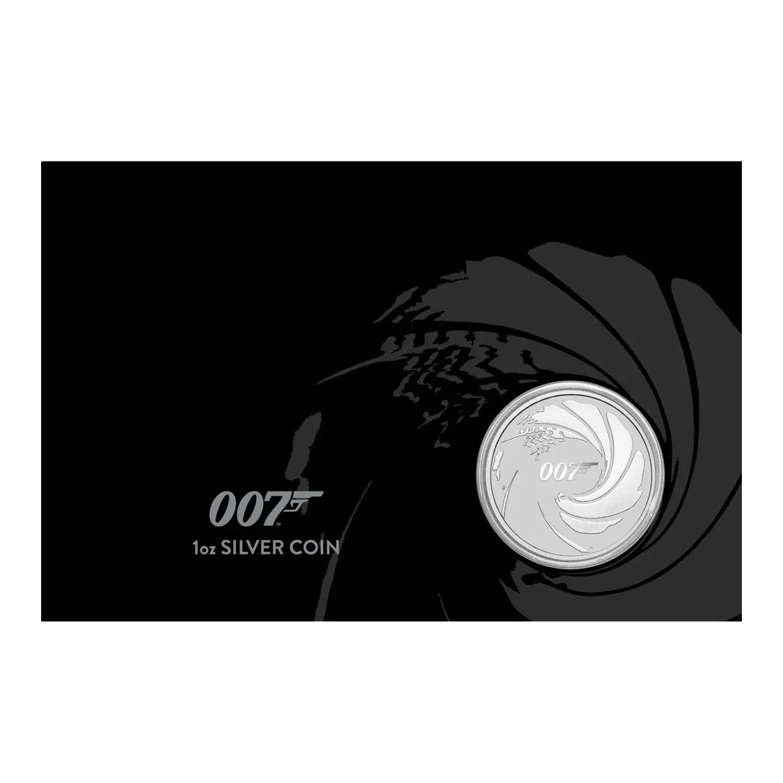 1oz Silver James Bond 007 Coin In Card (2020) 
