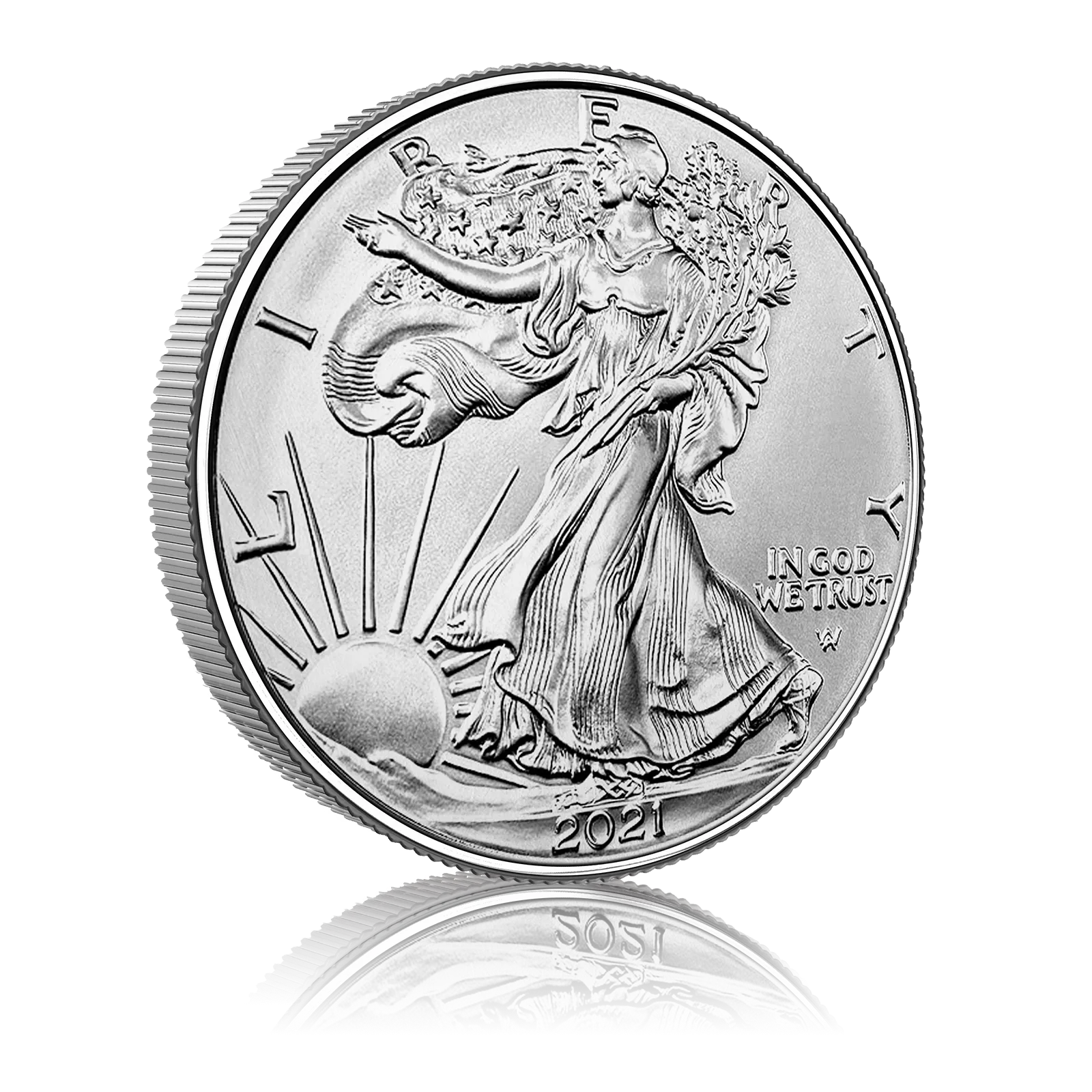 1oz Silver US Eagle Tube of 20 Coins (2021) 5