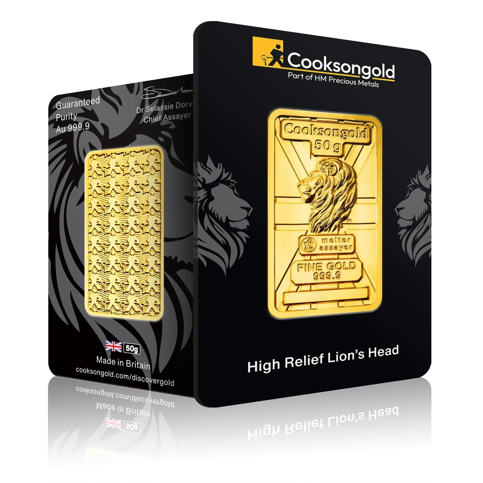 50g Heimerle + Meule Investment Gold Bar 999.9