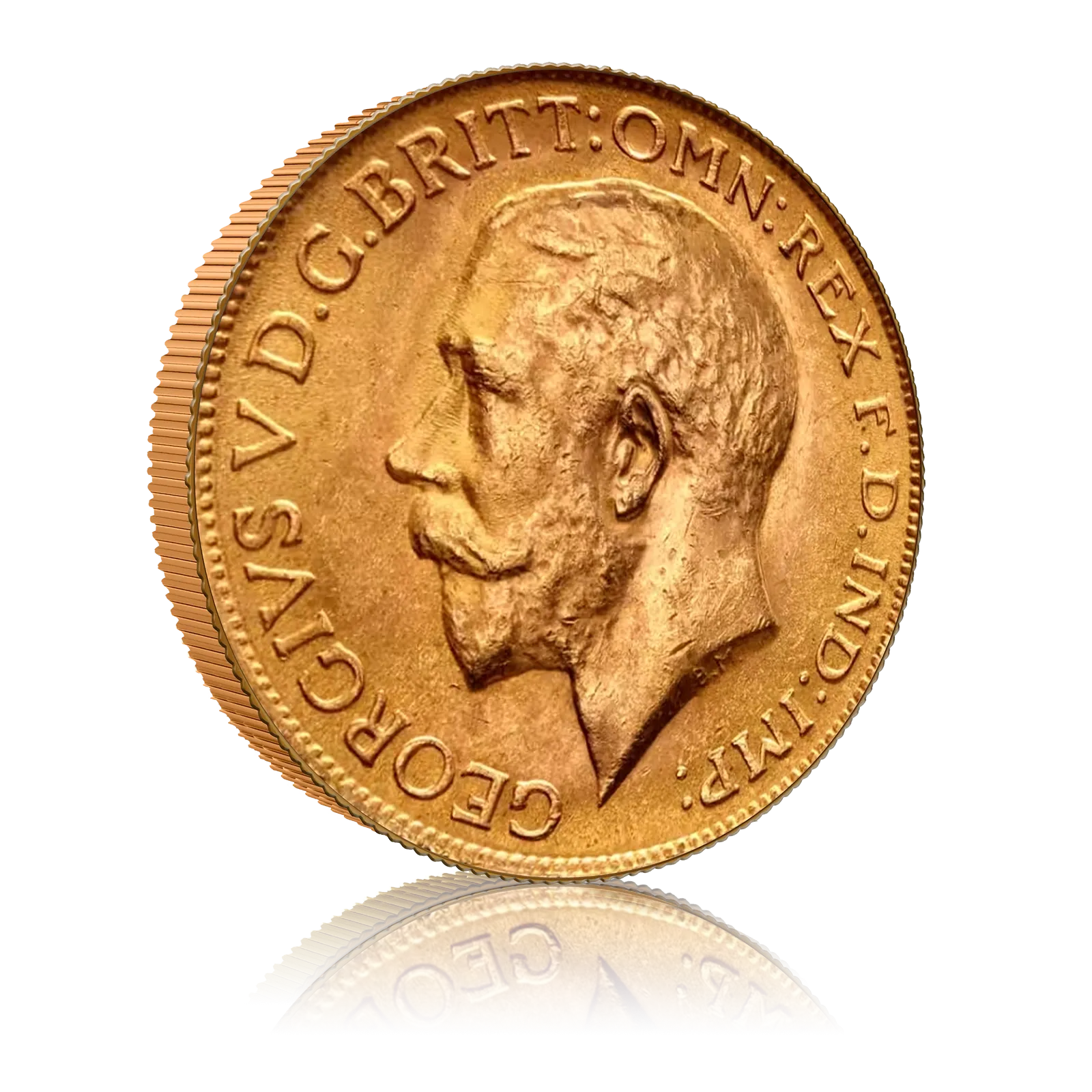 Gold Sovereign King George V (1911-1932) 4