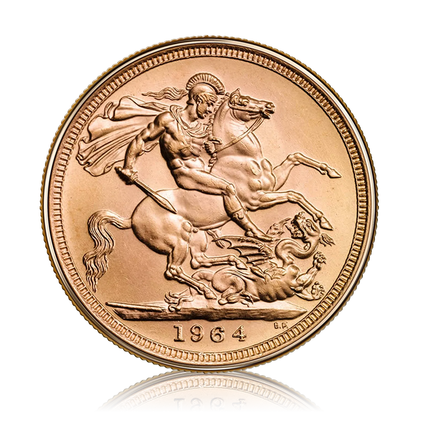 Gold Sovereign Queen Elizabeth Young Head (1964)