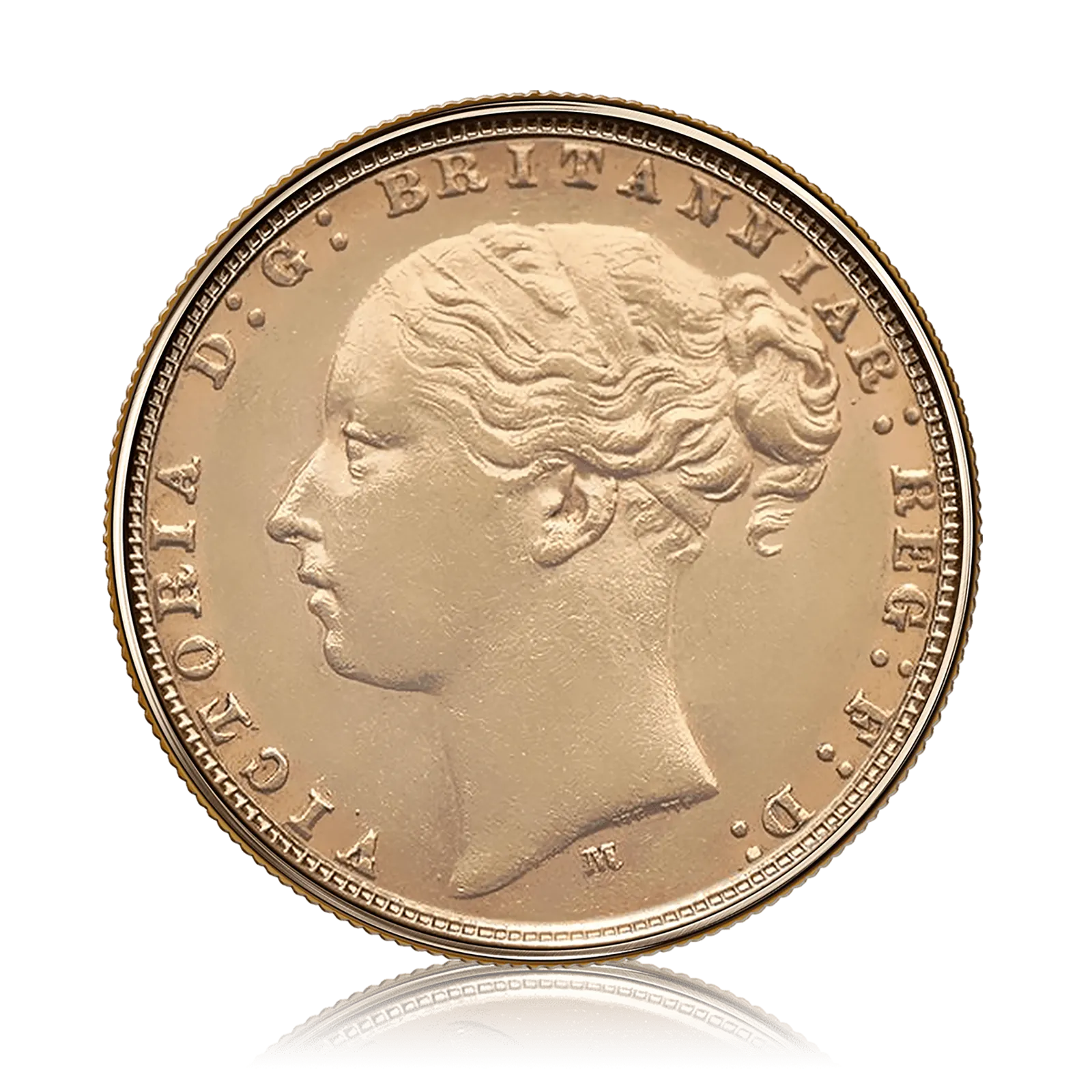 Gold Sovereign Queen Victoria, Young Head (1871-1887)