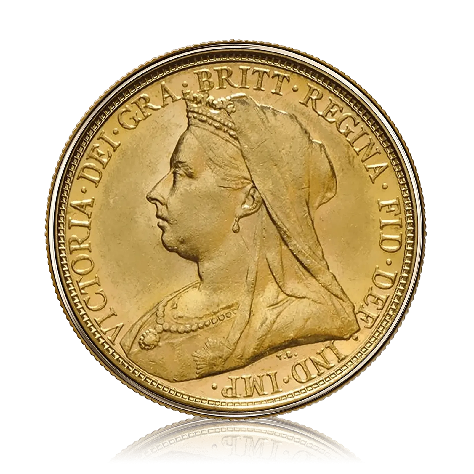 Gold Sovereign Queen Victoria Veil Head (1893-1901)