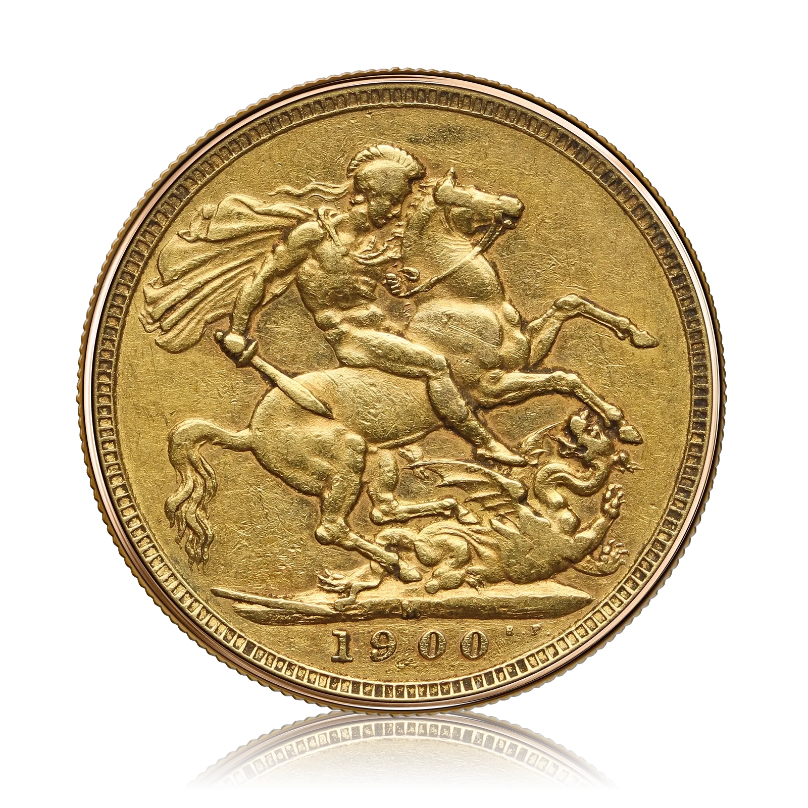 Gold Sovereign Queen Victoria Veil Head (1900) 