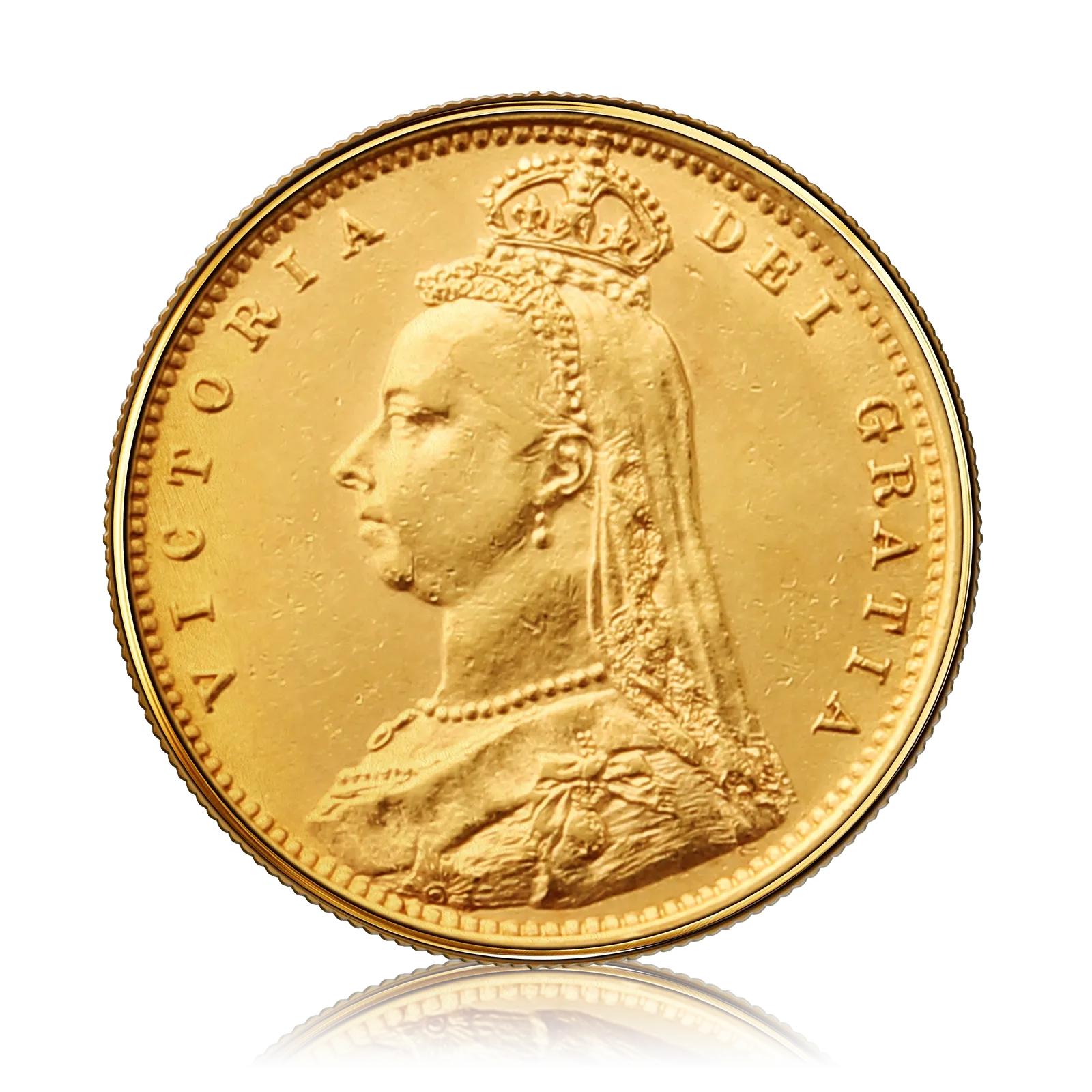 Half Gold Sovereign Queen Victoria, Jubilee Head (1887-1893)