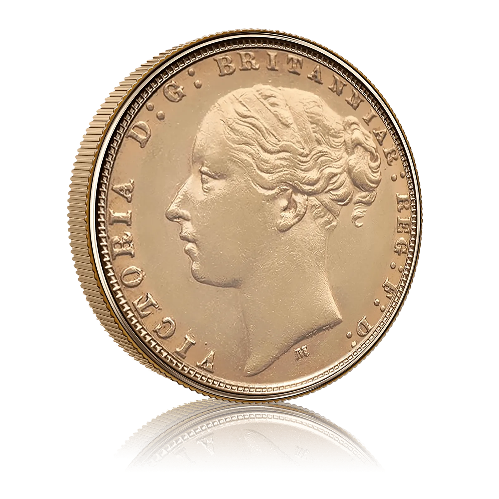 Half Gold Sovereign Queen Victoria Young Head (1871-1887) 4