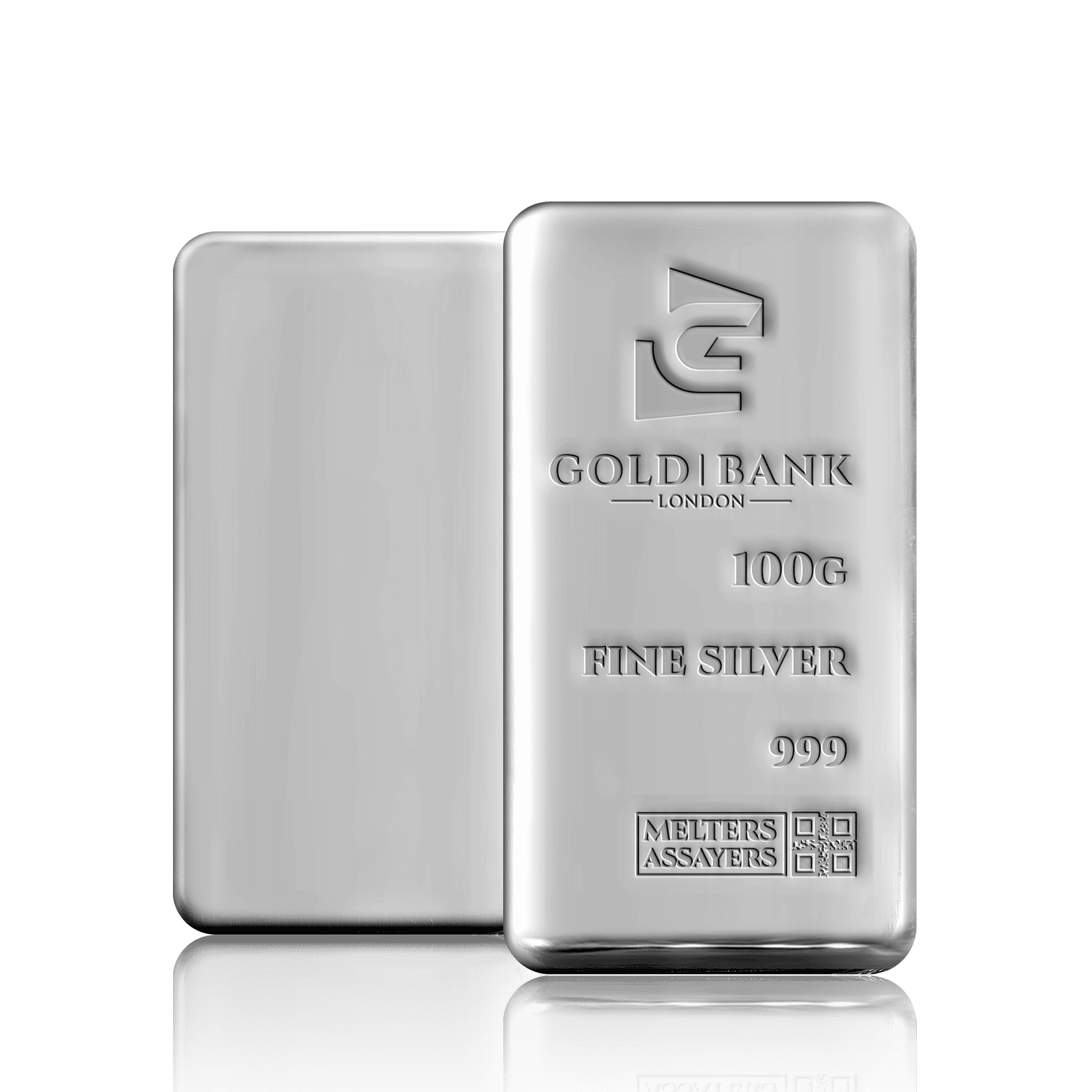 100g Gold Bank Investment Silver Bar