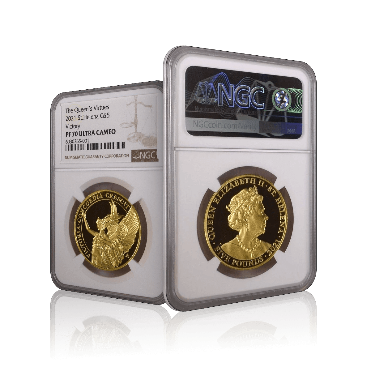 1oz Gold Queen's Victoria St Helena (2021) NGC Graded