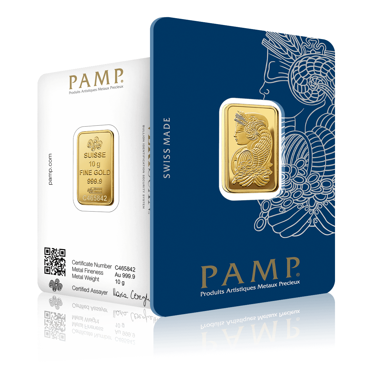 10g PAMP Lady Fortuna Gold Bar