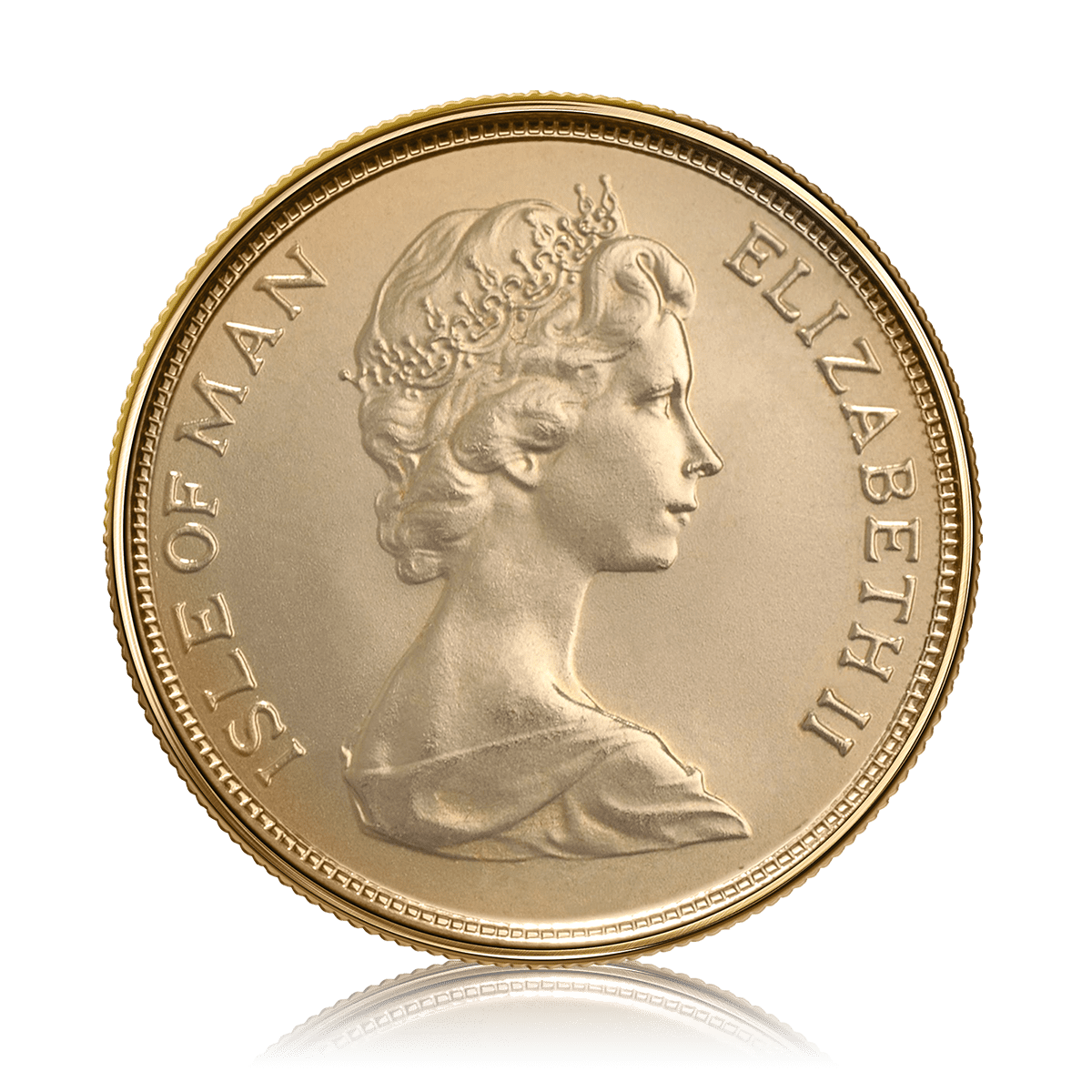 Gold Sovereign Elizabeth II Isle Of Man (1973)