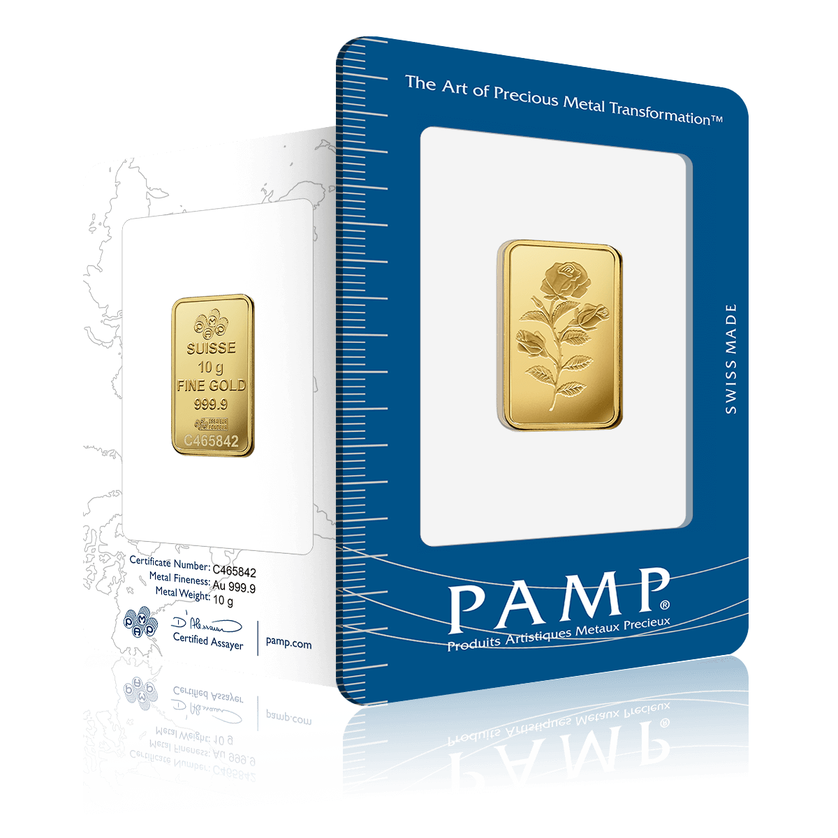 10g PAMP Rosa Investment Gold Bar