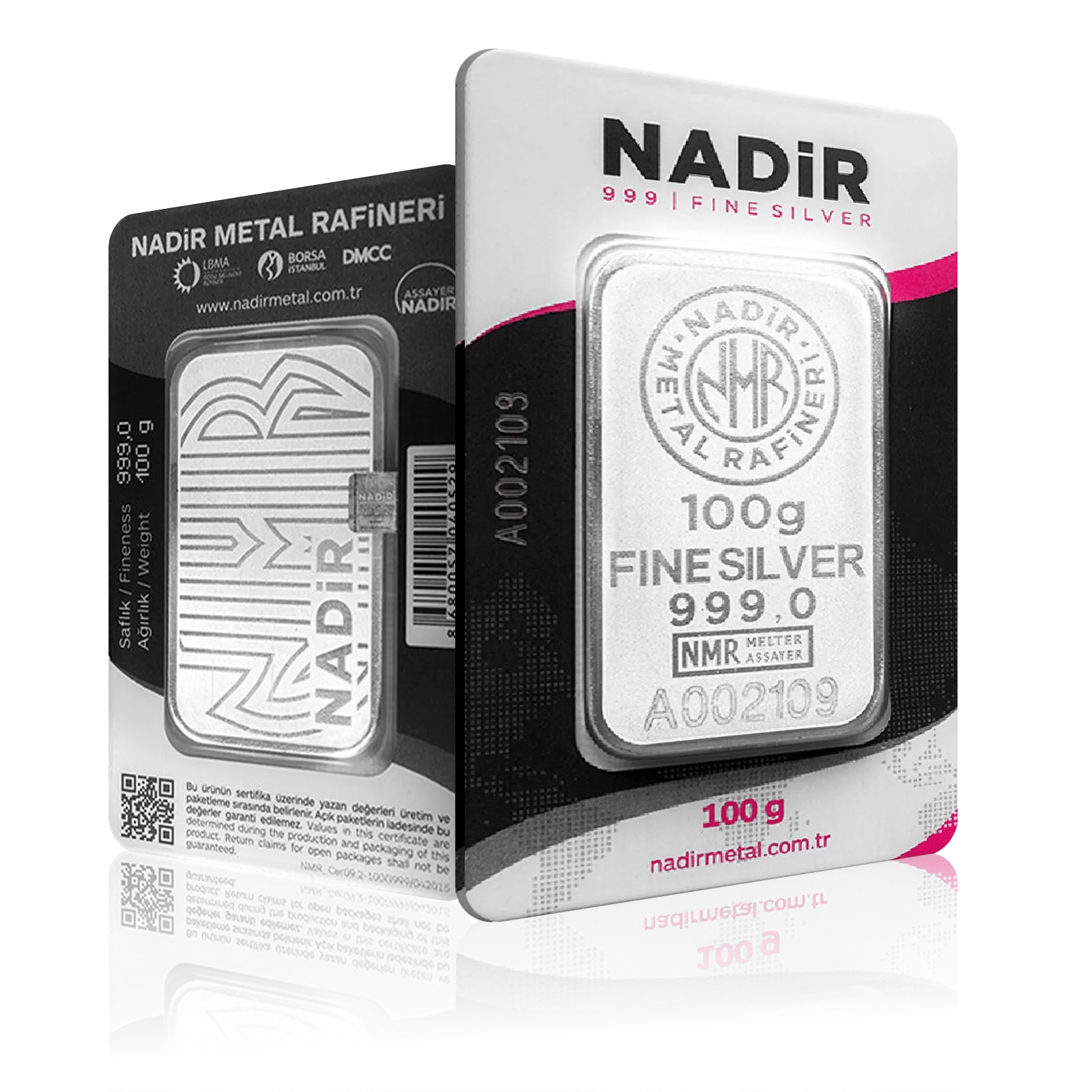 100g Nadir Investment Silver Bar