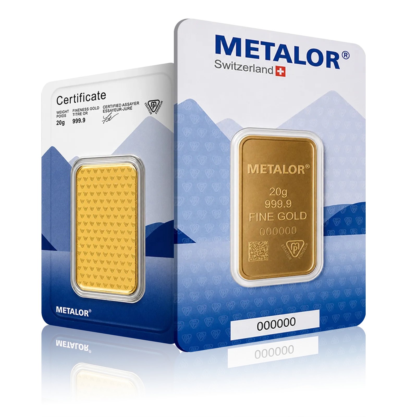 20g Metalor Investment Gold Bar 