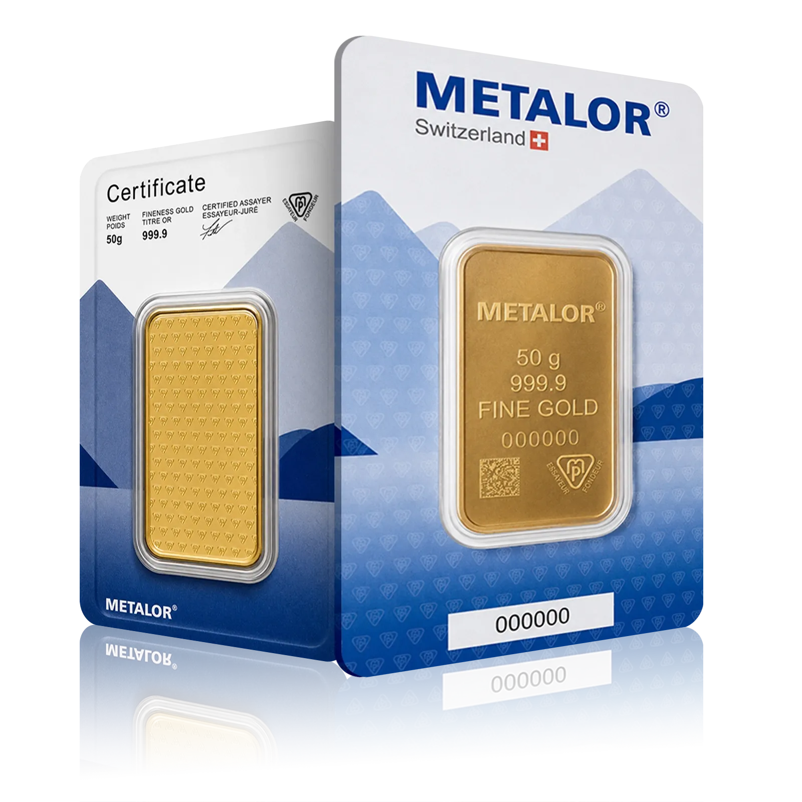 50g Metalor Investment Gold Bar (999.9)