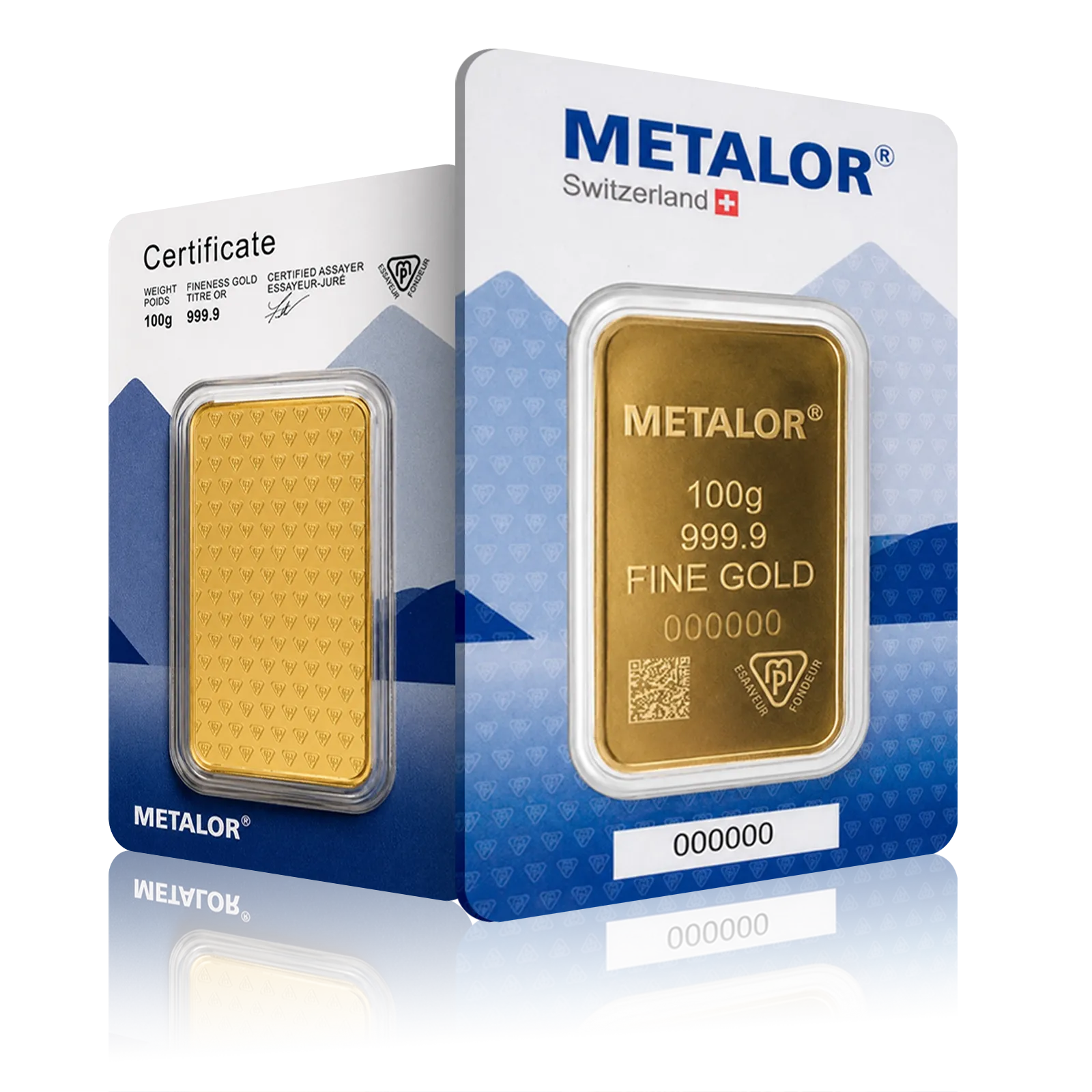 100g Metalor Investment Gold Bar