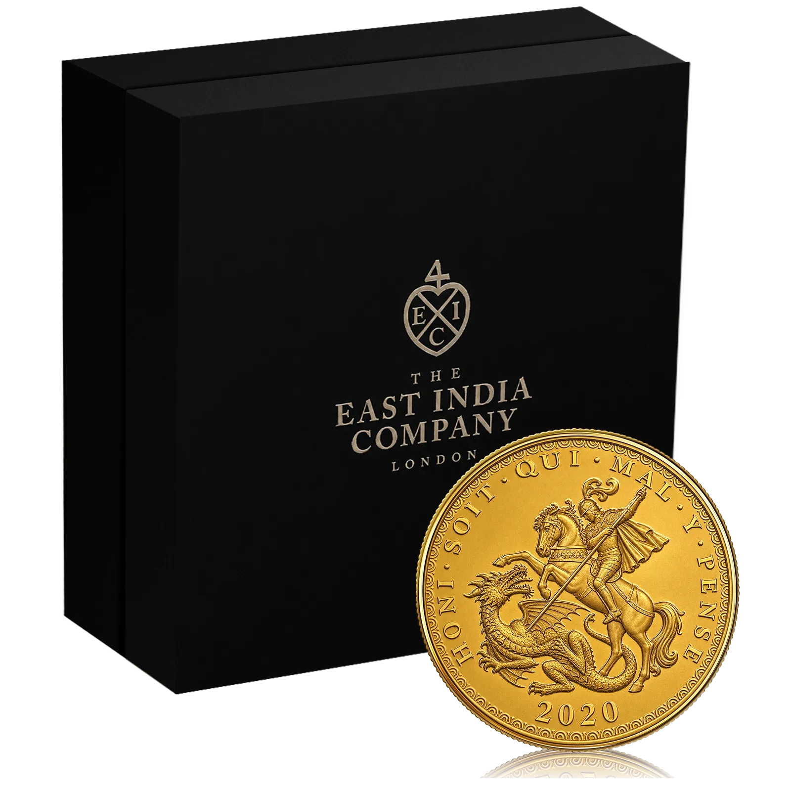 Preowned Gold Proof Sovereign George lll 5-Coin Box Set (2020)