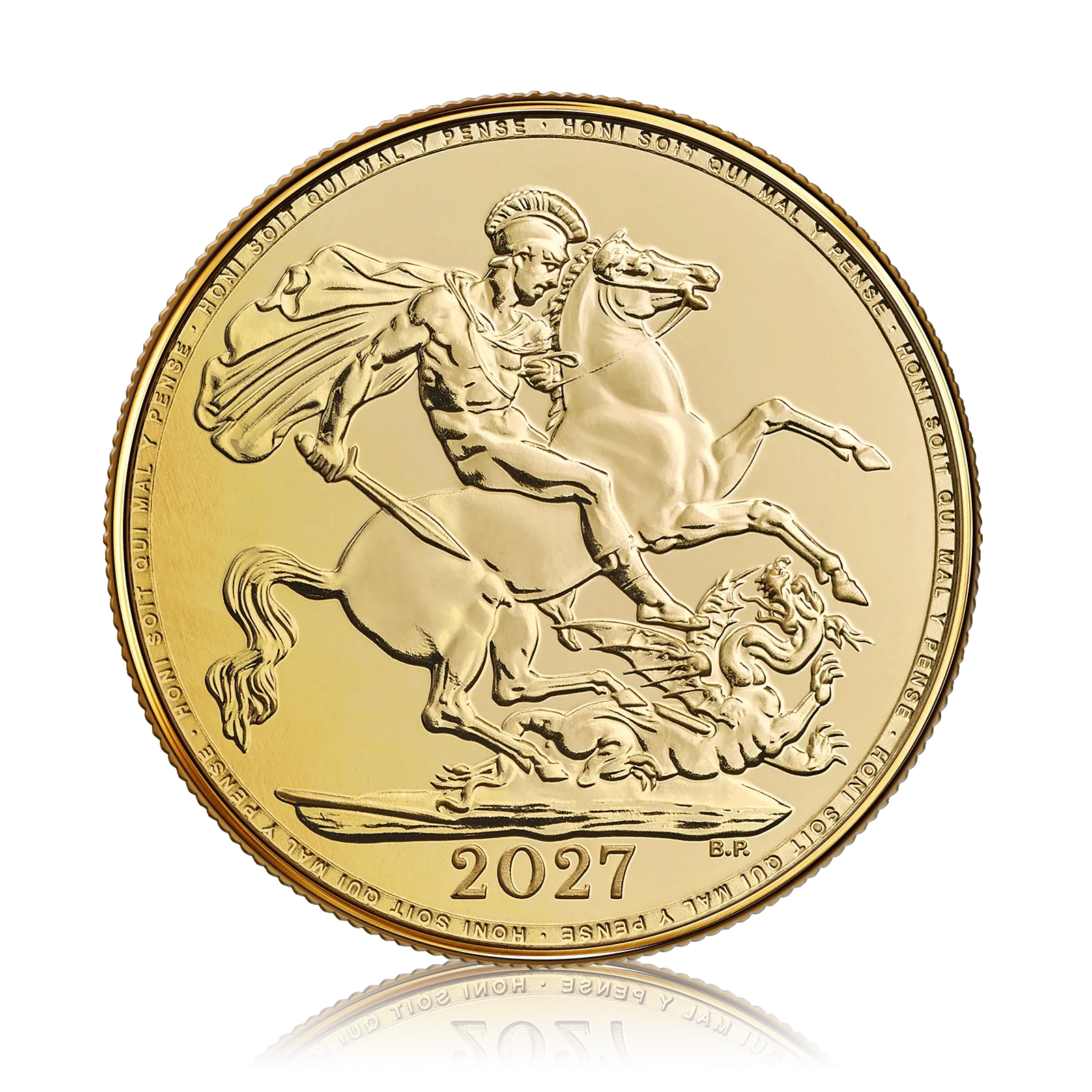 Half Gold Sovereign King Charles III (2027)