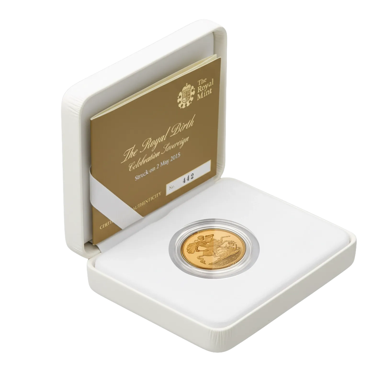 Preowned Gold Sovereign 2015 The Royal Birth Celebration (Box Set)